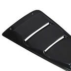 2005-2014 Ford Mustang S197 Matte Black Textured ABS Quarter Window Louvers