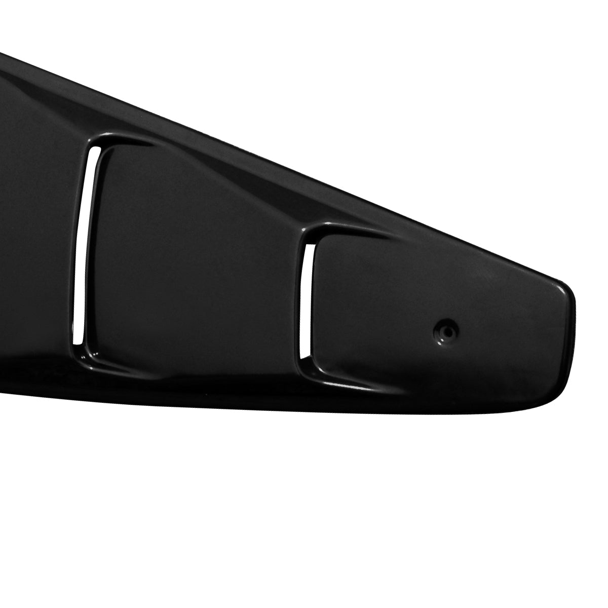 2005-2014 Ford Mustang S197 Matte Black Textured ABS Quarter Window Louvers