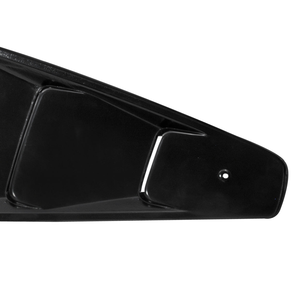 2005-2014 Ford Mustang S197 Matte Black Textured ABS Quarter Window Louvers