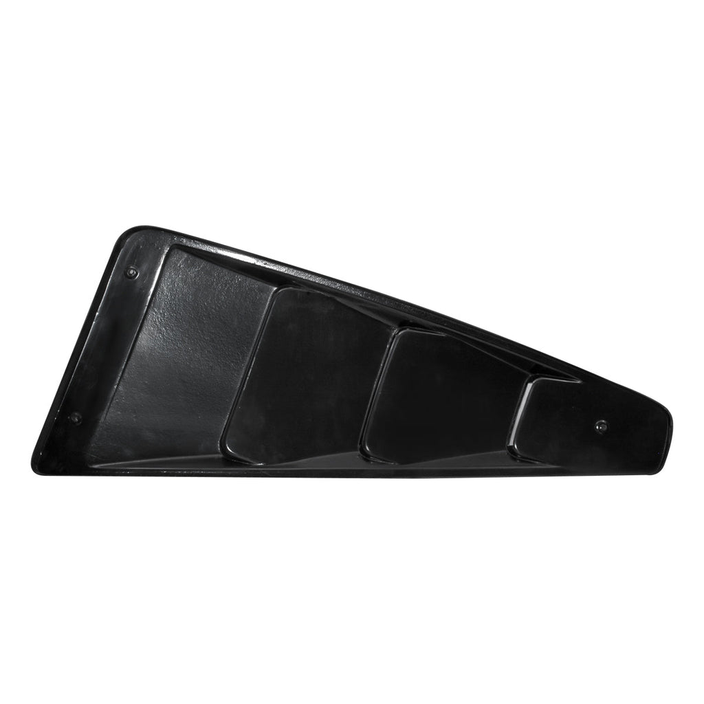 2005-2014 Ford Mustang S197 Matte Black Textured ABS Quarter Window Louvers