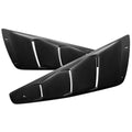 2005-2014 Ford Mustang S197 Matte Black Textured ABS Quarter Window Louvers