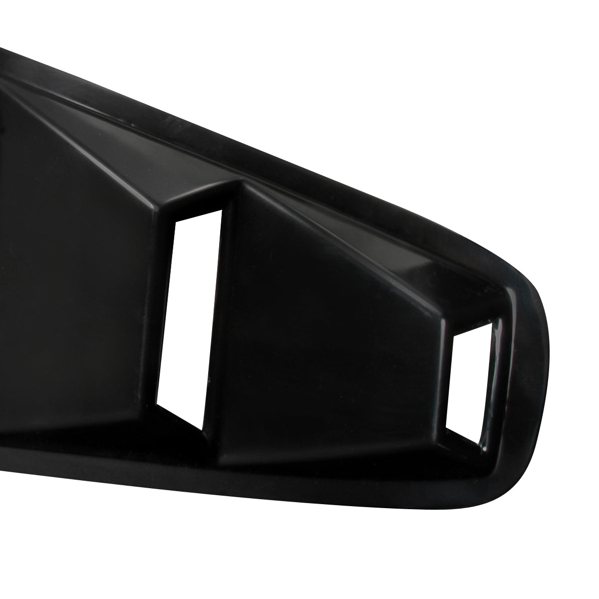 2005-2014 Ford Mustang S197 Textured Black ABS Quarter Window Louvers
