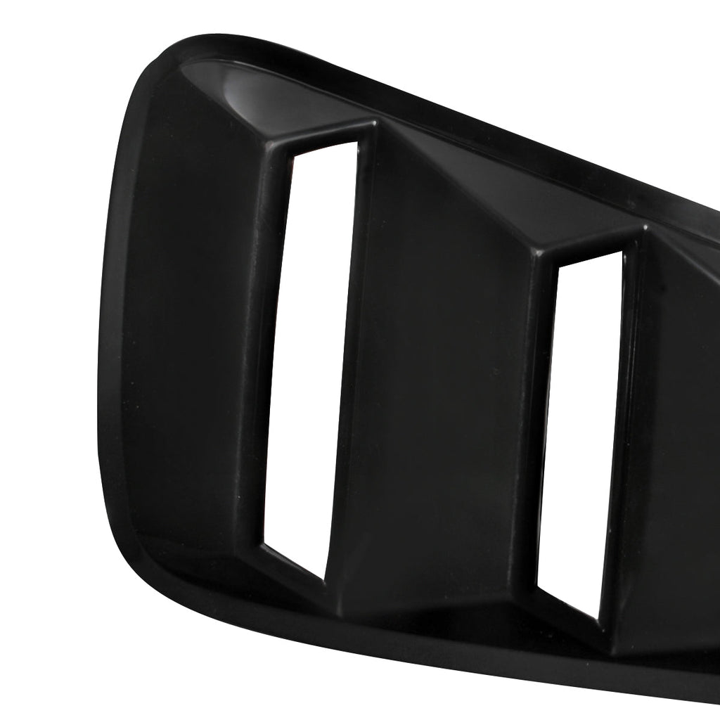 2005-2014 Ford Mustang S197 Textured Black ABS Quarter Window Louvers