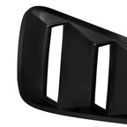 2005-2014 Ford Mustang S197 Textured Black ABS Quarter Window Louvers