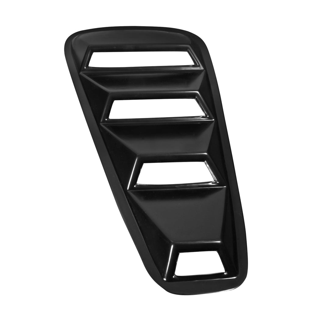 2005-2014 Ford Mustang S197 Textured Black ABS Quarter Window Louvers