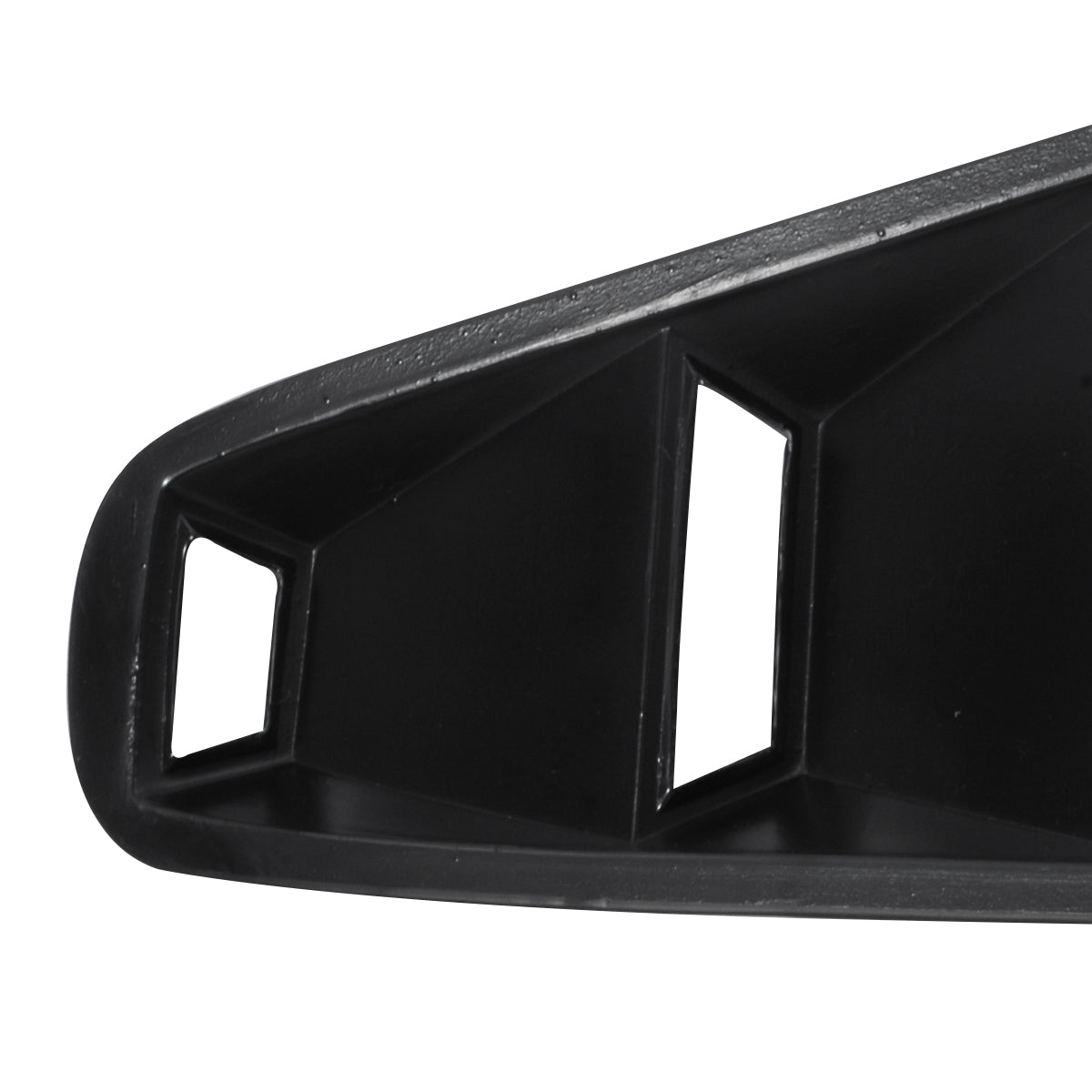 2005-2014 Ford Mustang S197 Textured Black ABS Quarter Window Louvers
