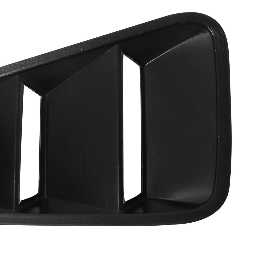 2005-2014 Ford Mustang S197 Textured Black ABS Quarter Window Louvers