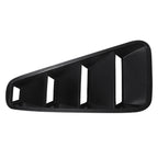2005-2014 Ford Mustang S197 Textured Black ABS Quarter Window Louvers