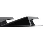 2015-2018 Ford Mustang S550 Glossy Black ABS 5 Vent Style Quarter Window Louvers