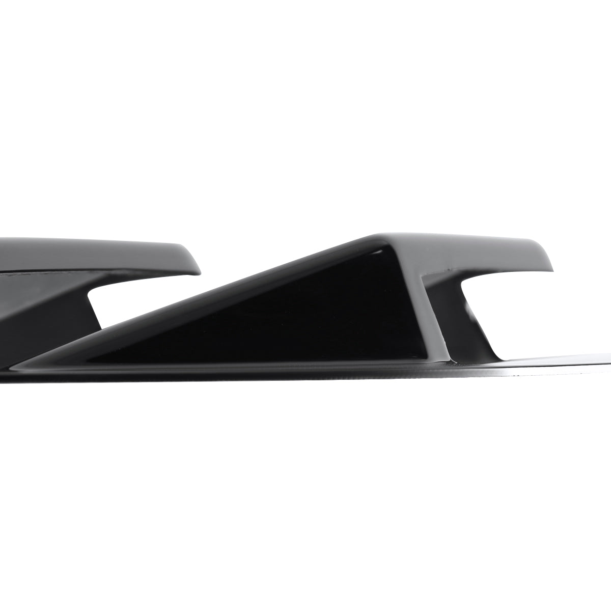 2015-2018 Ford Mustang S550 Glossy Black ABS 5 Vent Style Quarter Window Louvers