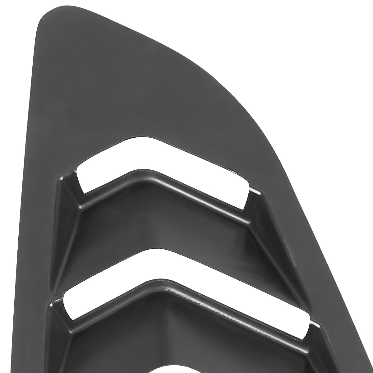 2015-2018 Ford Mustang S550 Glossy Black ABS 5 Vent Style Quarter Window Louvers