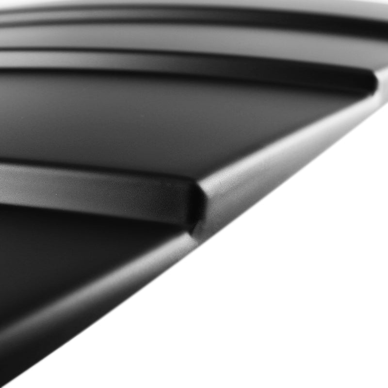 2015-2018 Ford Mustang S550 Matte Black Textured ABS Quarter Window Louvers