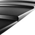 2015-2018 Ford Mustang S550 Matte Black Textured ABS Quarter Window Louvers