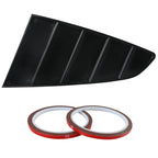 2015-2018 Ford Mustang S550 Matte Black Textured ABS Quarter Window Louvers