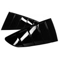 2015-2018 Ford Mustang S550 Glossy Black ABS Quarter Window Louvers