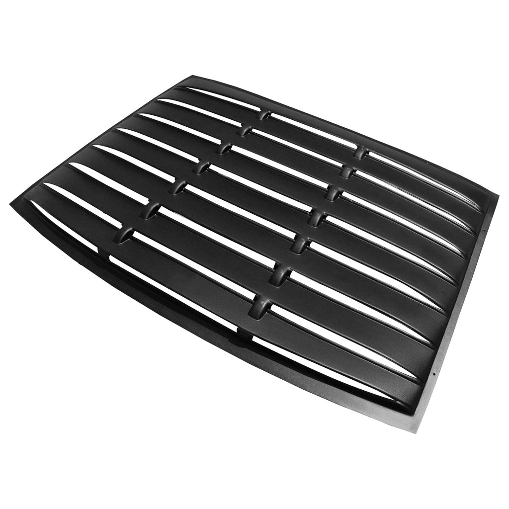 2005-2014 Ford Mustang S197 Coupe Textured Matte Black ABS Vintage Style Rear Window Louver