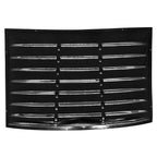 2005-2014 Ford Mustang S197 Coupe Textured Matte Black ABS Vintage Style Rear Window Louver