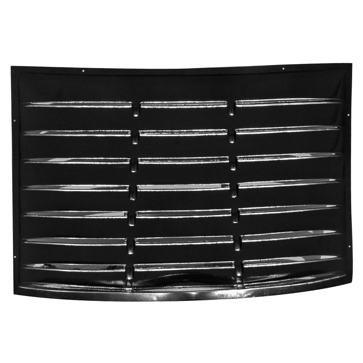 2005-2014 Ford Mustang S197 Coupe Textured Matte Black ABS Vintage Style Rear Window Louver