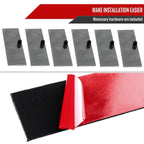 2005-2014 Ford Mustang S197 Coupe Textured Matte Black ABS Vintage Style Rear Window Louver
