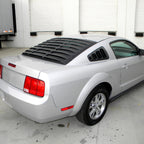 2005-2014 Ford Mustang S197 Coupe Textured Matte Black ABS Vintage Style Rear Window Louver