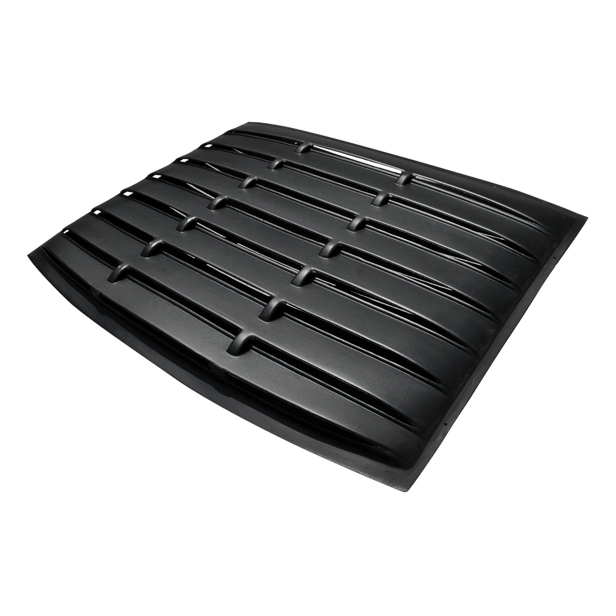 2005-2014 Ford Mustang S197 Coupe Textured Matte Black ABS Vintage Style Rear Window Louver