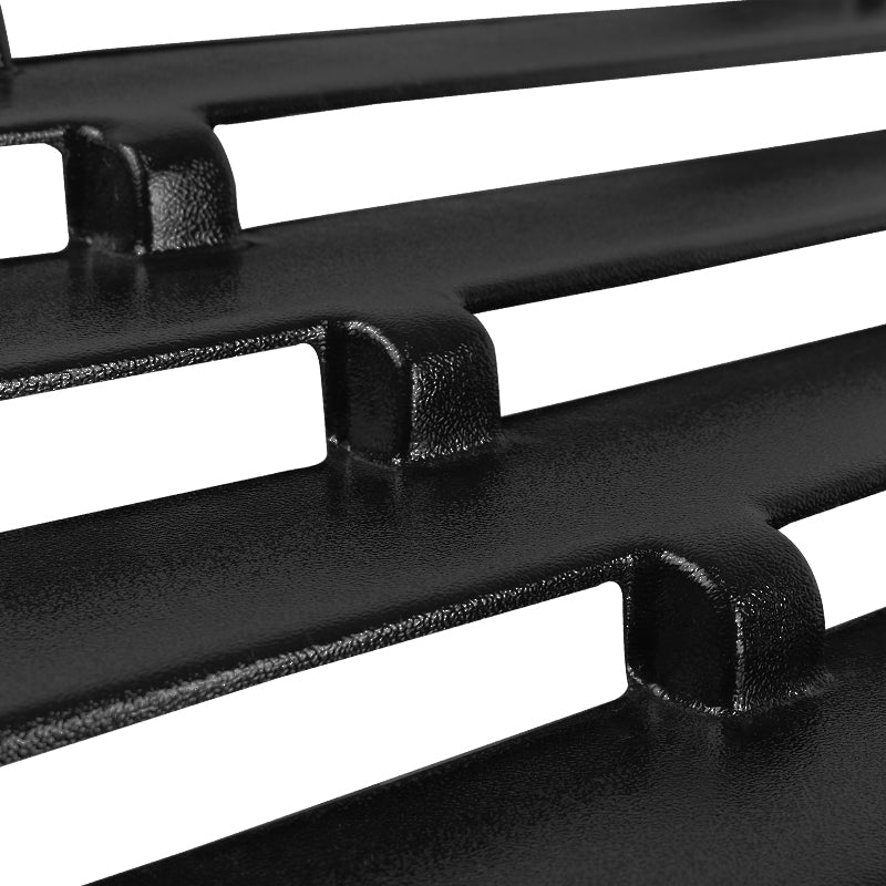 2015-2024 Ford Mustang Glossy Black Textured ABS Vintage Style Rear Window Louver
