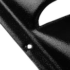 2015-2024 Ford Mustang Glossy Black Textured ABS Vintage Style Rear Window Louver