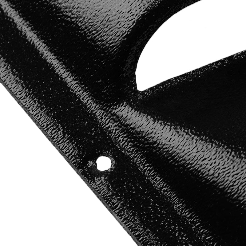 2015-2024 Ford Mustang Glossy Black Textured ABS Vintage Style Rear Window Louver