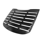 2015-2024 Ford Mustang Glossy Black Textured ABS Vintage Style Rear Window Louver